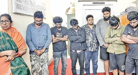 சூர்யநாராயணன் கொலை வழக்கில் கைதானவர்கள். 