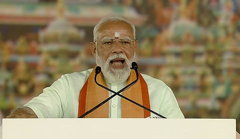 "பணம் நமக்கு; பிரச்சினைகள் மக்களுக்கு என்பதே திமுக மாடல்" - பிரதமர் மோடி விமர்சனம்