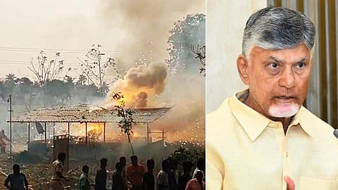 ஆந்திராவில் பட்டாசு வெடி விபத்துகளை தடுக்க, சிவகாசிக்கு சென்று ஆய்வு நடத்த  அதிகாரிகளுக்கு சந்திரபாபு நாயுடு உத்தரவு