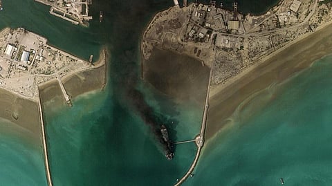 ஹார்​முஸ் ஜலசந்தி பகுதி செயற்கைக்கோள் புகைப்படம் 