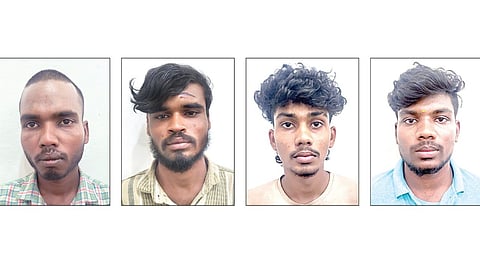 இருளப்பன், வேல்முருகன், பாரதி, பாலமுருகன் 