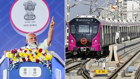 டெல்லியில் ரூ.33,500 கோடி மதிப்பில் திட்டங்கள்: பிரதமர் மோடி தொடங்கி வைத்தார்