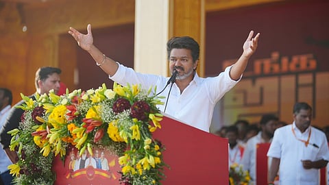தவெக தலைவர் விஜய்