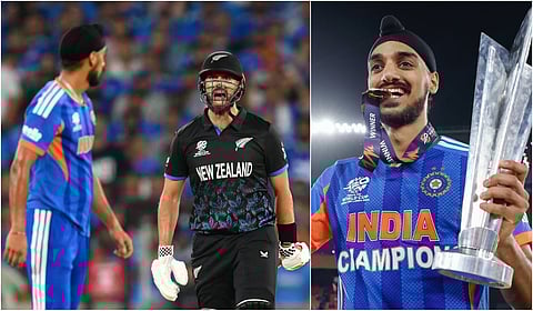 மிட்செல் மீது பந்தை எறிந்த அர்ஷ்தீப்புக்கு 15% அபராதம்