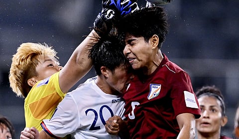 மகளிர் ஆசிய கோப்பை கால்பந்து: சீன தைபேவிடம் வீழ்ந்தது இந்திய அணி