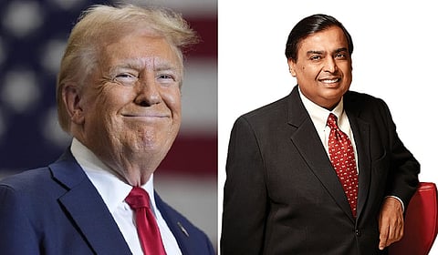 அமெரிக்காவில் ரூ.27 லட்சம் கோடி முதலீட்டில் ரிலையன்ஸ் எண்ணெய் சுத்திகரிப்பு ஆலை: ட்ரம்ப் அறிவிப்பு