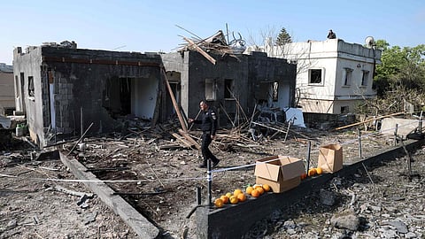 இஸ்ரேல் தாக்குதலில் சேதமடைந்த தெஹ்ரான் பகுதி