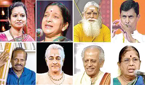 ஜெயந்தி குமரேஷ், சுகந்தா காளமேகம், நரேந்திரன், சுப்பிரமணியம், பி.பாலசுப்பிரமணியன், ஜி.நரேந்திரா, ஏ.ஜனார்த்தனன், ராஜேஸ்வரி