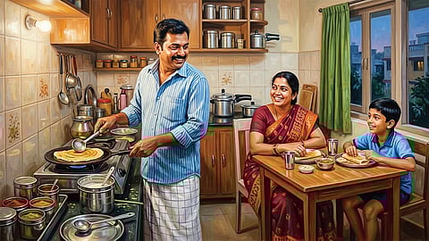 அப்பா சுட்ட தோசை! | ஆண்கள் ஸ்பெஷல்