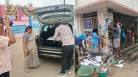 கரூரில் பறக்கும் படை, நிலையான கண்காணிப்புக் குழு தீவிர சோதனை!