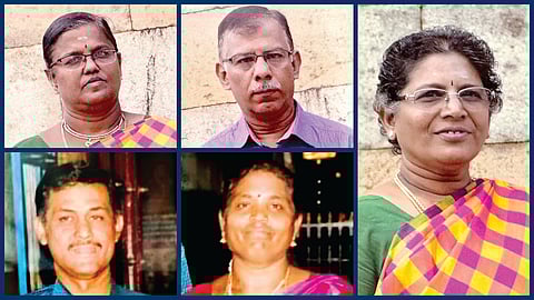 உயிரிழந்த விஜயாள், அண்ணாமலை, மீனாட்சி, முத்துக்குமார், மீனா