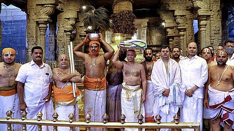 திருமலையில் இன்று ஆழ்வார் திருமஞ்சனம்