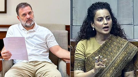 “தாதா போல நடந்து கொள்கிறார் ராகுல் காந்தி” - பாஜக எம்.பி. கங்கனா சர்ச்சை பேச்சு