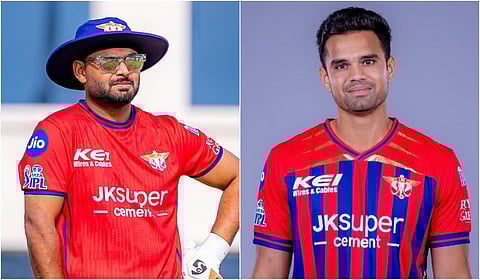 அர்ஜுன் டெண்டுல்கர் பேட்டின் கனம் - ரிஷப் பண்ட் ஆச்சரியம்!