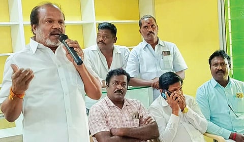 ஆலோசனை கூட்டத்தில் பேசிய&nbsp;பசுபதி