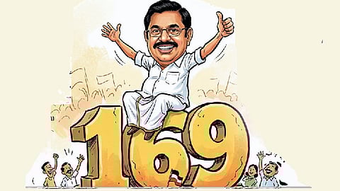 சட்டப்பேரவை தேர்தலில் அதிமுக 169 இடங்களில் போட்டி: கூட்டணிக் கட்சிகளுக்கு 65 இடங்கள் ஒதுக்கீடு