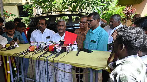 மார்க்சிஸ்ட் கம்யூனிஸ்ட் மாநிலச் செயலாளர் பெ.சண்முகம்