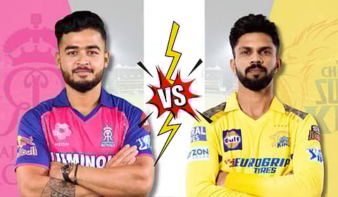 ராஜஸ்தான் ராயல்ஸ் அணியுடன் சென்னை சூப்பர் கிங்ஸ் இன்று மோதல்