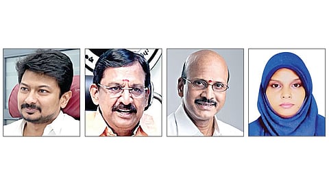 உதயநிதி, ஆதி ராஜாராம், டி.செல்வம், ஆயிஷா பேகம்