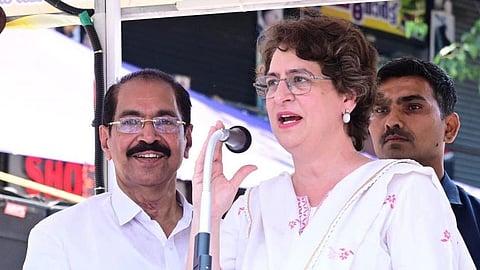 “கேரளாவில் எல்டிஎஃப், பாஜக இடையே ரகசிய ஒப்பந்தம்” - பிரியங்கா காந்தி குற்றச்சாட்டு