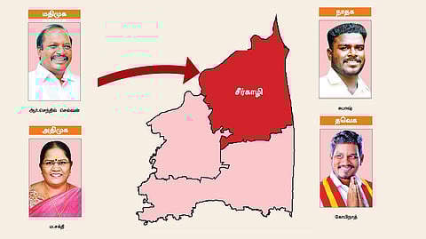 சீர்காழி தொகுதியில் சிகரம் தொடுவது யார்?