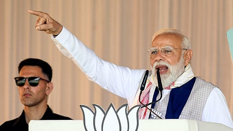 ‘‘தொலைநோக்குப் பார்வையுடன் செயல்படும் கட்சி பாஜக’’ - அசாமில் பிரதமர் மோடி பேச்சு