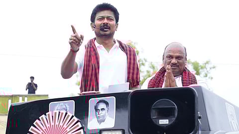 திருவையாறு திமுக வேட்பாளர் வெற்றி பெற்றால் அமைச்சராக்க நடவடிக்கை: உதயநிதி வாக்குறுதி