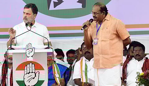 புதுச்சேரியில் ராகுல் காந்தி&nbsp;