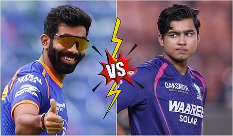 பும்ரா Vs சூரியவன்ஷி: ராஜஸ்தான் - மும்பை இந்தியன்ஸ் போட்டியின் சுவாரஸ்யம்!