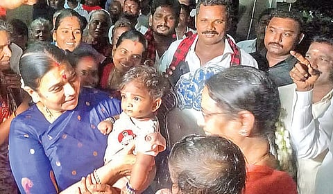 சீர்காழி தொகுதி மதிமுக வேட்பாளர் செந்தில்செல்வனுக்கு ஆதரவு திரட்டிய துர்கா ஸ்டாலின்.