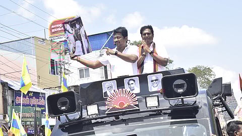 “டி.ஆர்.பி.ராஜாவுக்கு அடுத்த ஆட்சியிலும் அமைச்சர் பதவி” - உதயநிதி உத்தரவாதம்