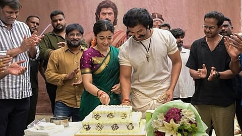 திருமணத்துக்குப் பிறகு படப்பிடிப்பில் ராஷ்மிகா - விஜய் தேவரகொண்டா