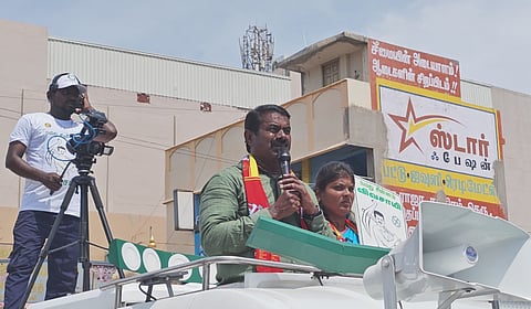 காரைக்குடியில் விஜய் பேசாமல் சென்றதற்கு காரணம் என்ன? - சீமான் விளக்கம்