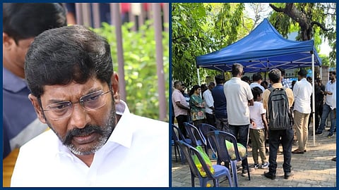 சிறையில் இருந்து பரோலில் வந்து தாயாரின் இறுதிச் சடங்கில் பங்கேற்ற சவுக்கு சங்கர்