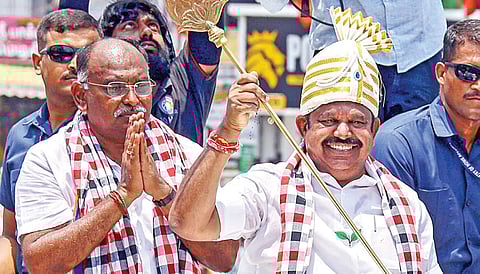 சங்ககிரியில் அதிமுக பொதுச் செயலாளர் பழனிசாமி பிரச்சாரம்.