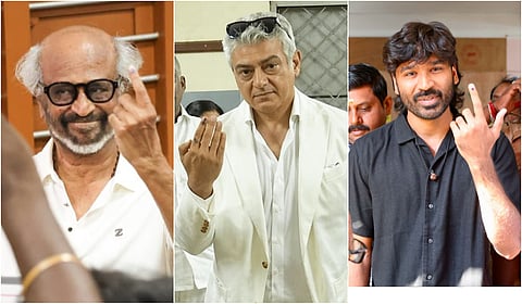 ரஜினி முதல் அஜித் வரை - ஜனநாயகக் கடமை ஆற்றிய திரைப் பிரபலங்கள்