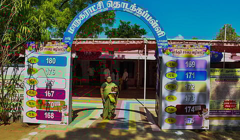 பாளையங்கோட்டையில் வாக்காளர்களைக் கவர்ந்த ‘கலர் கோடு’ வழித்தடம்!