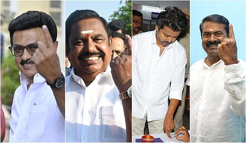 ஸ்டாலின் முதல் விஜய் வரை: வாக்கு செலுத்திய அரசியல் கட்சித் தலைவர்கள்