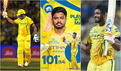 மும்பை இந்தியன்ஸுக்கு எதிராக சதம் விளாசிய முதல் சிஎஸ்கே வீரர் சஞ்சு சாம்சன்!