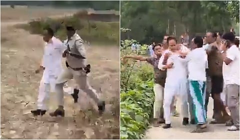 மேற்கு வங்கத்தில் வயல்வெளியில் ஓடஓட விரட்டி பாஜக வேட்பாளர் மீது திரிணமூல் கட்சியினர் தாக்குதல்