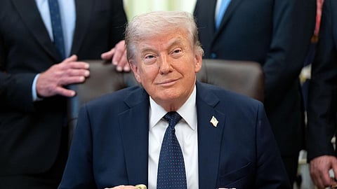 “அமெரிக்காவின் அனுமதியின்றி எந்த கப்பலும் ஹார்முஸ் ஜலசந்திக்குள் நுழைய முடியாது” - ட்ரம்ப்