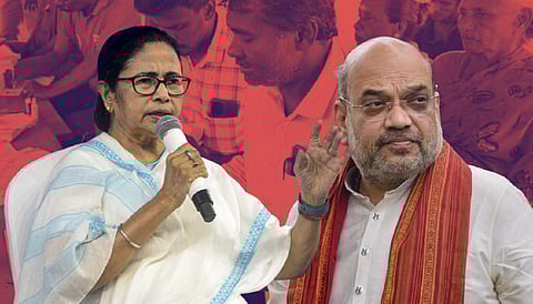 வன்முறையை தூண்டும் கருத்துகளுக்காக அமித் ஷா மீது வழக்கு தொடரப் போவதாக மம்தா அறிவிப்பு