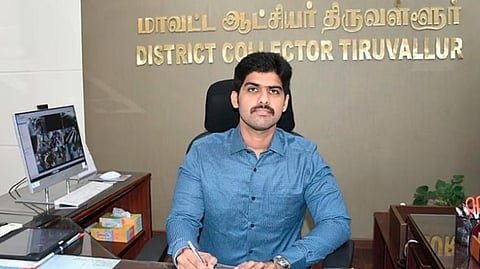 திருவள்ளூர் ஆட்சியர் பிரதாப்