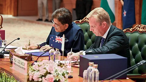 இந்தியா - நியூஸிலாந்து இடையே தடையற்ற வர்த்தக ஒப்பந்தம் கையெழுத்து