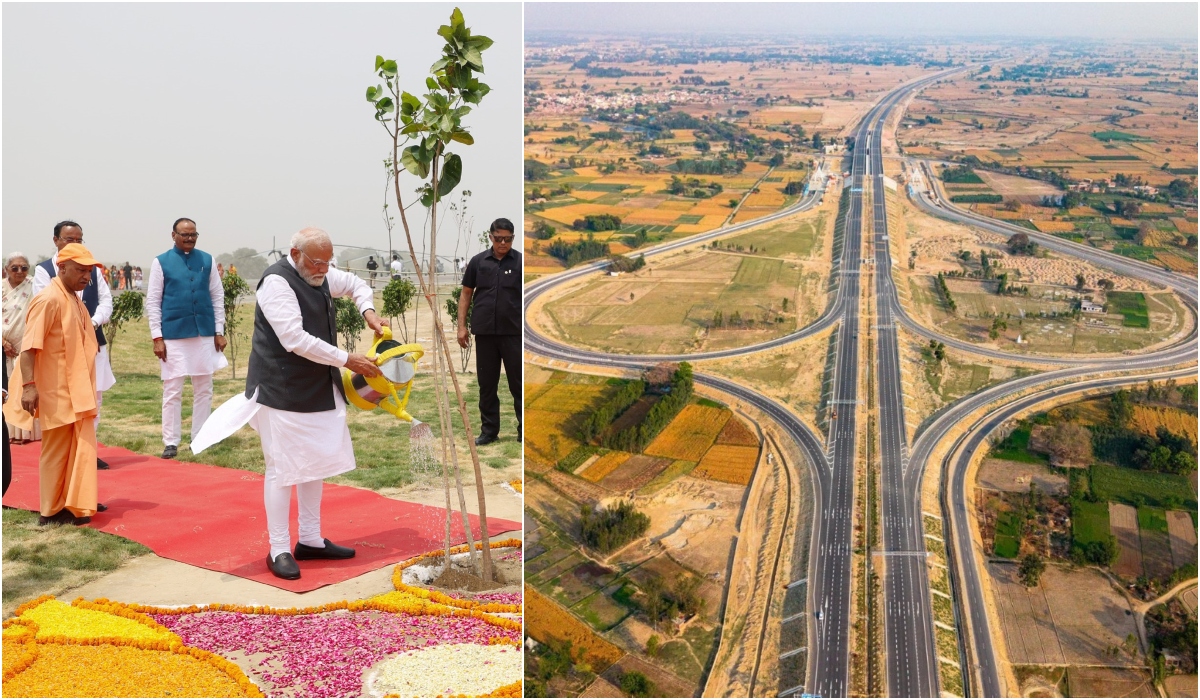 உ.பி.யில் ரூ.36,230 கோடி செலவில் 600 கி.மீ. தூரத்துக்கு கங்கா எக்ஸ்பிரஸ் சாலையைத் தொடங்கி வைத்தார் பிரதமர்