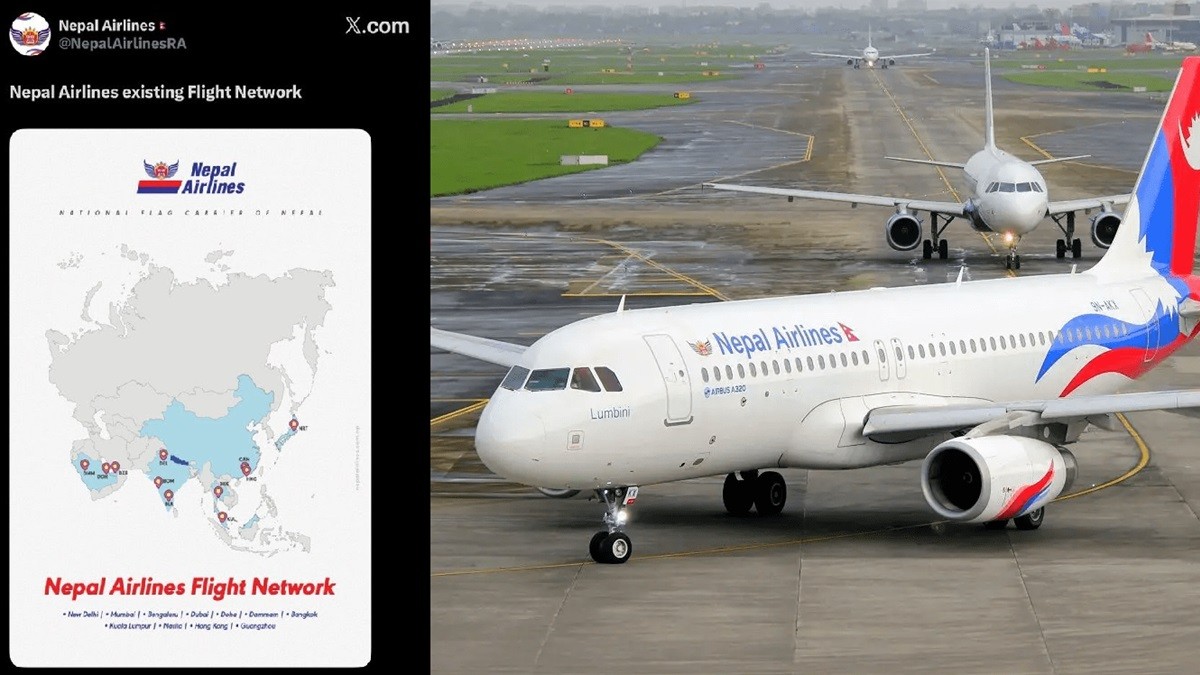 பாக். பிராந்தியத்தில் ஜம்மு காஷ்மீர்: சர்ச்சைக்கு வித்திட்ட நேபாள ஏர்லைன்ஸின் வரைபடம்