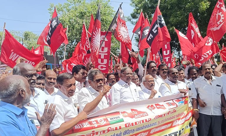 புதிய தொழிலாளர் சட்டங்களை எதிர்த்து நவ.26-ம் தேதி பொது வேலைநிறுத்தம்