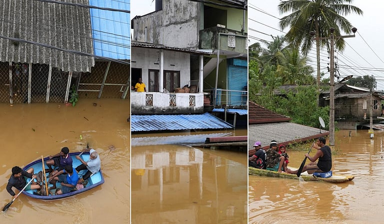 புயலுக்கு 123 பேர் பலி.. இலங்கையில் அவசரநிலை பிரகடனம்