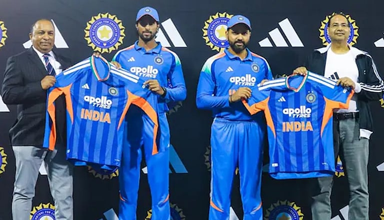 டி 20 உலகக் கோப்பை: இந்திய அணிக்கு புது ஜெர்சி