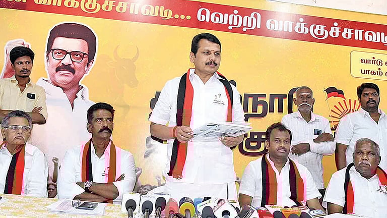 தமிழகத்தில் பாஜகவின் பாச்சா பலிக்காது... செந்தில் பாலாஜி பேச்சு